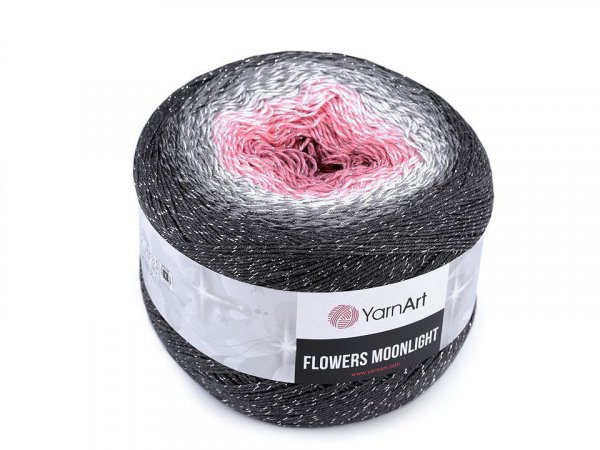 Pletací příze Flowers Moonlight s lurexem 260 g