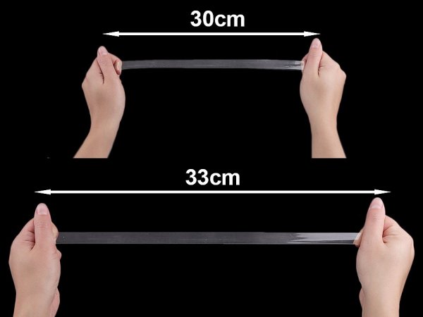 Silikonová pruženka šíře 15 mm pevná