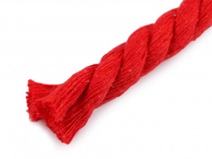 Bavlněná šňůra kroucená Ø12 mm, návin 10 m, macrame