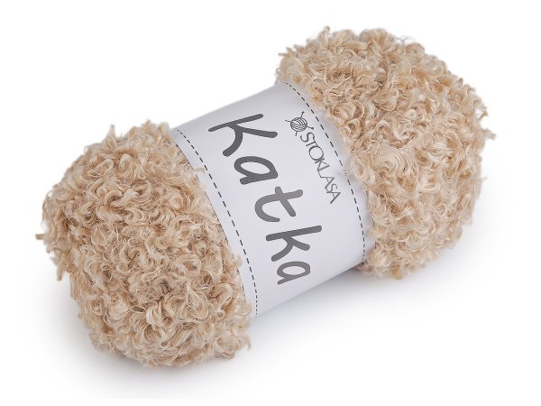 Příze pletací kudrnatá Katka 100 g