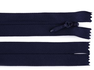 Spirálový zip skrytý No 5 délka 60 cm pevný