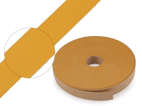 Ucha na tašky z eko kůže šíře 25 mm - metráž