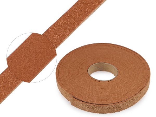 Ucha na tašky z eko kůže šíře 15 mm - polotovar