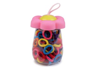 Mini gumičky do vlasů v designovém balení