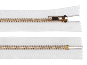 Kovový zip No 5 délka 18 cm (jeansový)