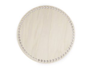 Dřevěné dno na háčkování / výrobu košíků Ø25 cm
