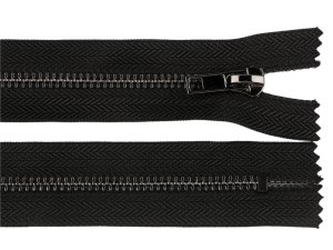 Kovový zip No 5 délka 18 cm (jeansový)