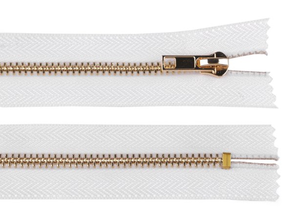 Kovový zip No 5 délka 12 cm (jeansový)