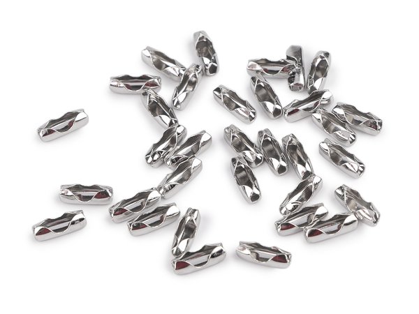 Spojka / koncovka na kuličkový řetízek 3x9 mm