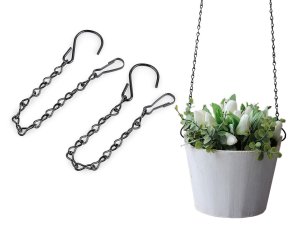 Kovový řetízek pro zavěšení dekorací, květináčů 25 cm