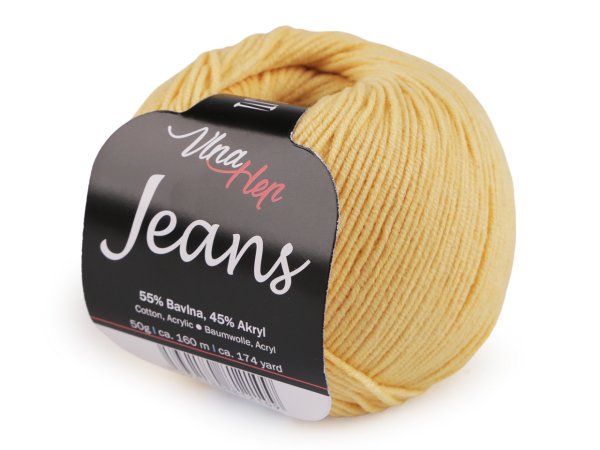 Pletací příze Jeans 50 g