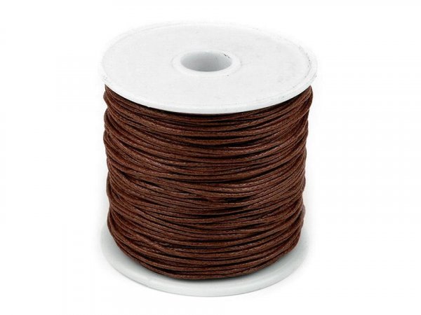 Šňůra bavlněná Ø0,8 mm voskovaná