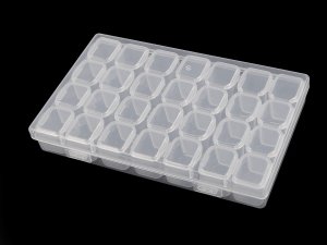 Plastový box / zásobník 28 dóziček