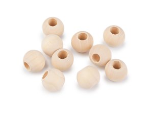 Dřevěné korálky nelakované Ø18 mm