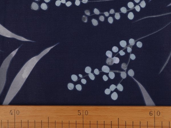 Bavlněná látka / plátno listy / rostliny šíře 220 cm