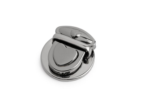 Sada zapínání na kabelku 30x32 mm srdce