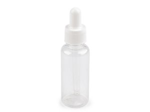 Plastová lahvička se skleněným kapátkem / pipetou 48 ml