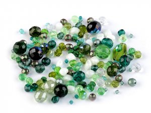 Skleněné korálky ramš broušené ohňovky