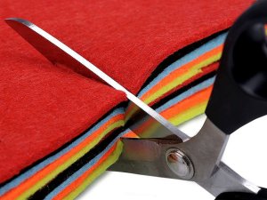 Krejčovské nůžky PIN délka 27; 28 cm a cvakačky v krabičce