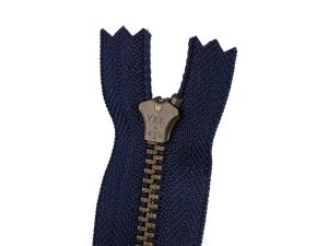 Kovový zip YKK No 4 délka 18 cm (jeansový)