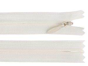 Spirálový zip skrytý YKK No 3 délka 50 cm dederon