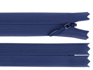 Spirálový zip skrytý YKK No 3 délka 60 cm dederon