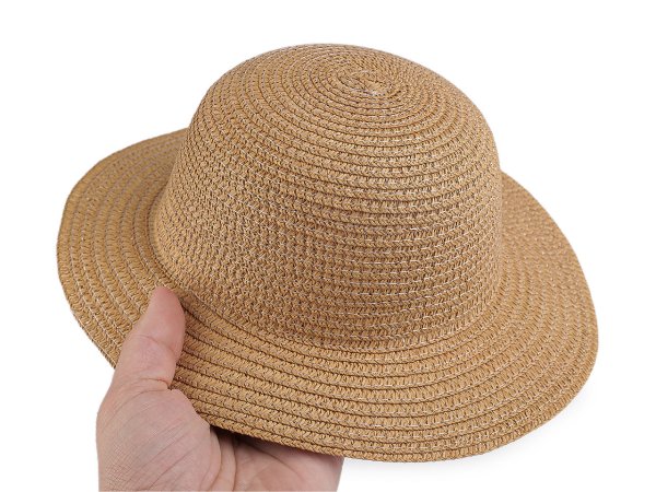 Klobouk / slamák k dekorování, dozdobení