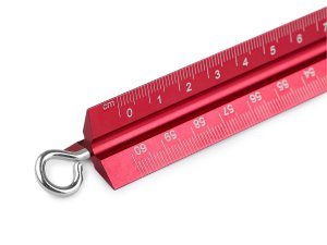 Trojhranné hliníkové pravítko délka 60 cm