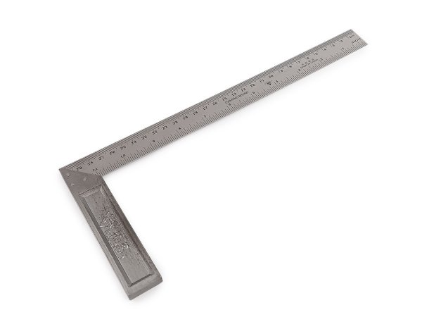 Kovové pravítko / úhelník délka 30 cm