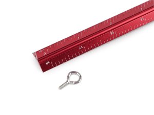 Trojhranné hliníkové pravítko délka 60 cm