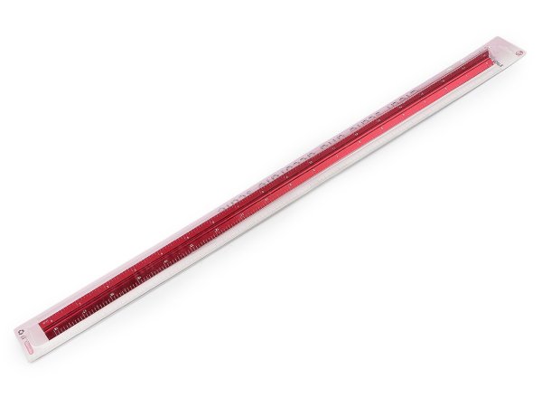 Trojhranné hliníkové pravítko délka 60 cm
