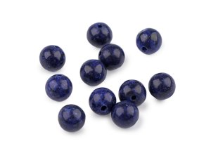 Lapis lazuli dobarvený, minerální korálky Ø8 mm