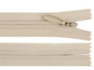 Spirálový zip skrytý YKK No 4 délka 65 cm