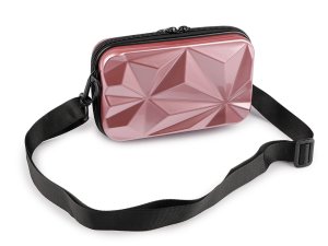 Dámská skořepinová kabelka / pouzdro crossbody s popruhem 18x11 cm