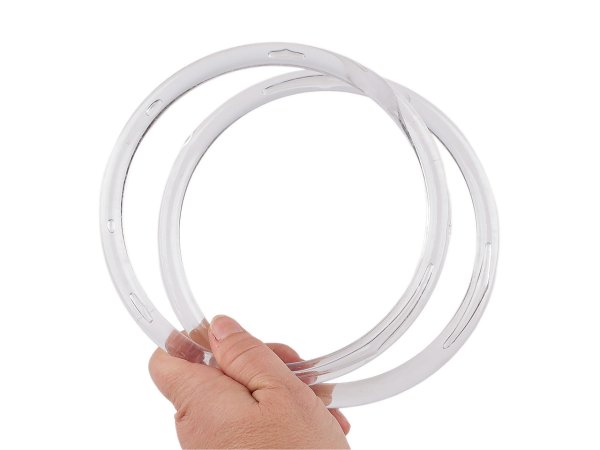 Plastová ucha na tašky Ø16 cm
