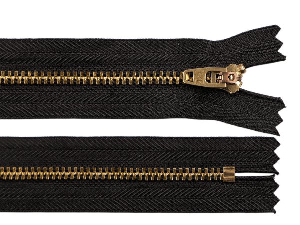 Kovový zip YKK No 4 délka 18 cm (jeansový)
