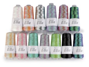 Pletací příze Ella metalická 200 g