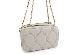 Dámská kabelka prošívaná crossbody 18x11 cm