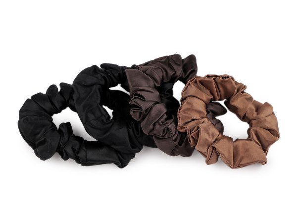 Gumička scrunchie do vlasů saténová