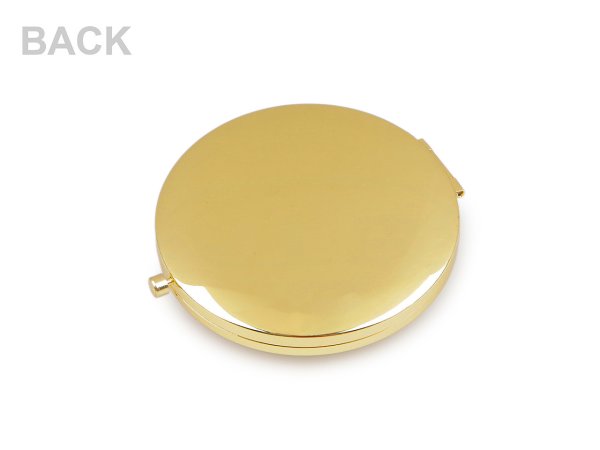 Kovové kosmetické zrcátko perly