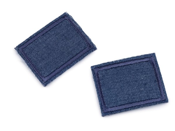 Nažehlovací záplaty pro opravy dírek jeans 3x4 cm