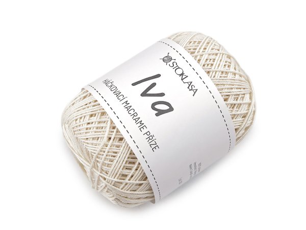 Háčkovací příze macrame Iva na tašky 75 g