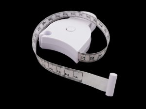 Oboustranný svinovací metr na měření obvodu 150 cm
