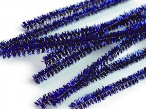 Chlupaté drátky na tvoření lurexové Ø6 mm délka 30 cm