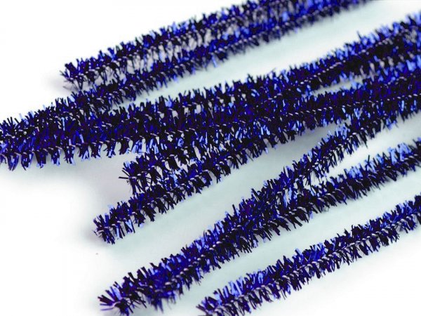 Chlupaté drátky na tvoření lurexové Ø6 mm délka 30 cm