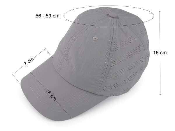 Letní kšiltovka unisex rychleschnoucí