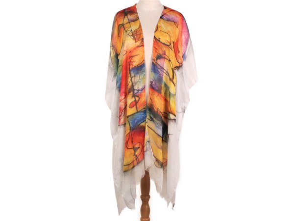 Plážové kimono na plavky