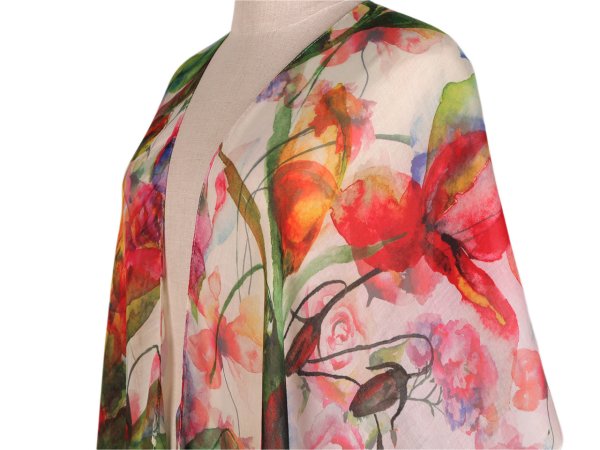 Plážové kimono na plavky