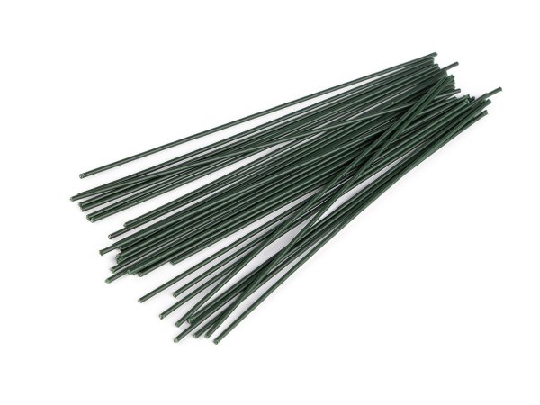 Floristický plastový stonek / drát délka 20 cm