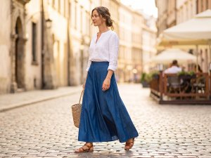 Riflovina / jeans elastická